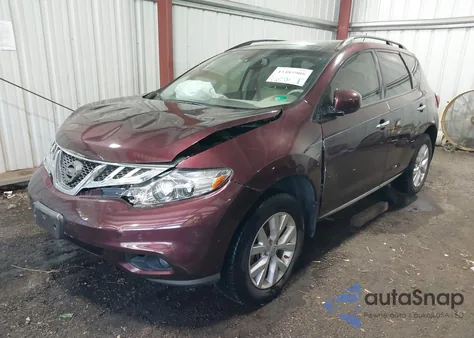 2014 Nissan Murano Sl from USA, damaged, VIN JN8AZ1MW4EW513372